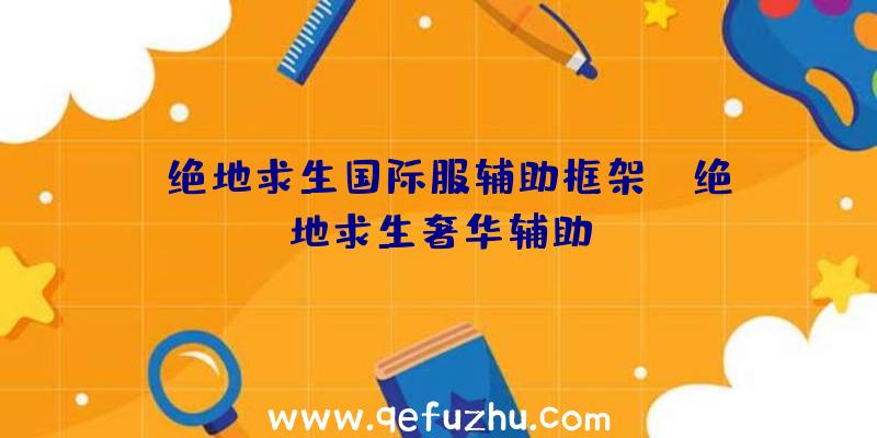 「绝地求生国际服辅助框架」|绝地求生奢华辅助